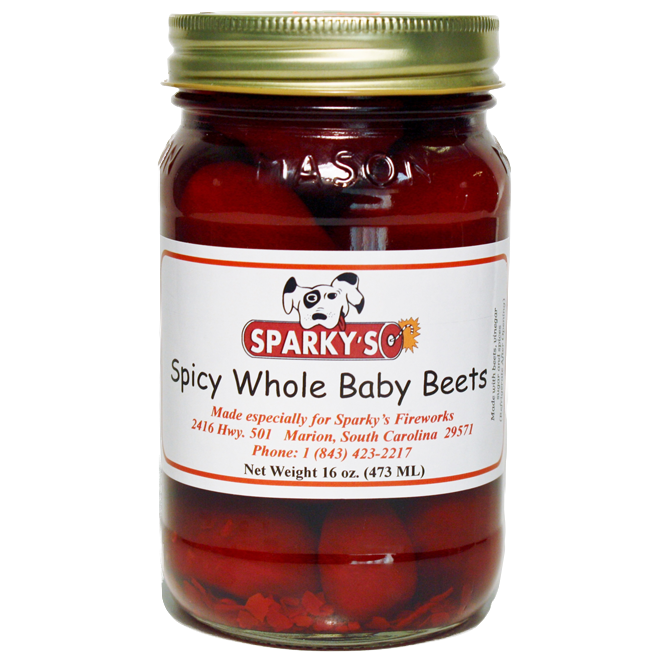 Spicy Whole Baby Beets - 16 oz