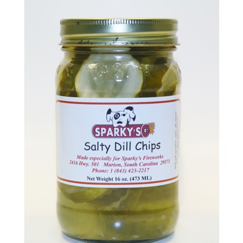 Salty Dill Chips - 16 oz