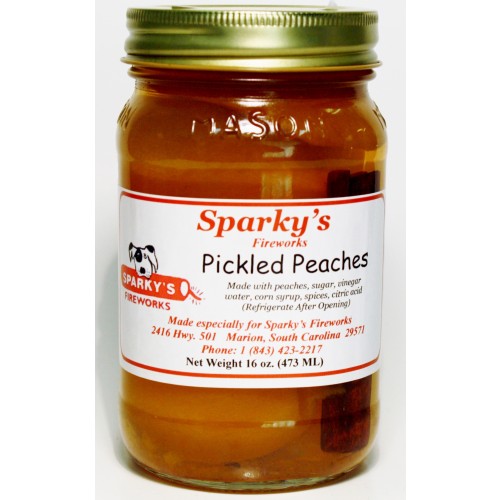 Pickled Peaches - 16 oz