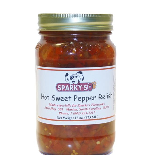 Hot Sweet Pepper Relish - 16 oz