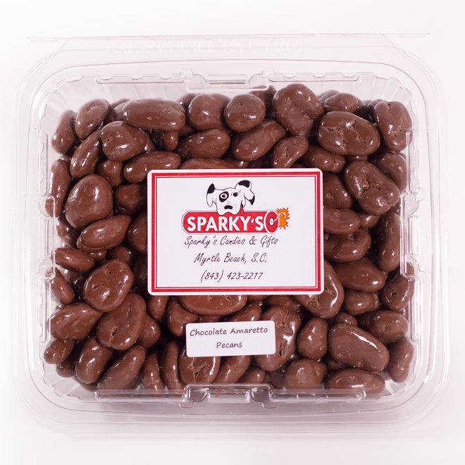 Chocolate Amaretto Pecans - 3 lbs