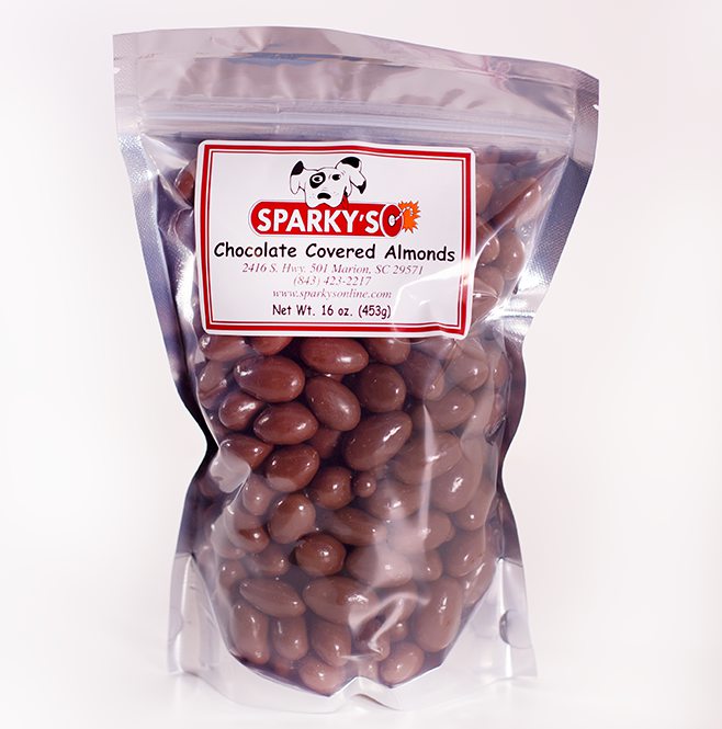 Chocolate Covered Almonds - 16 oz