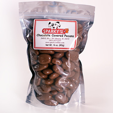 Double Dipped Chocolate Covered Pecans - 16 oz