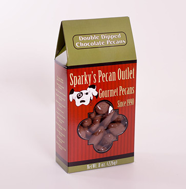 Double Dipped Chocolate Covered Pecans - 8 oz