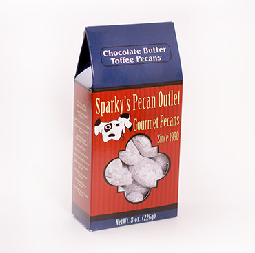 Chocolate Butter Toffee Pecans - 8 oz