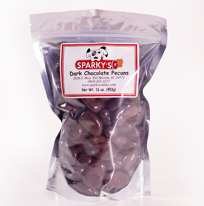 Dark Chocolate Pecans -16 oz