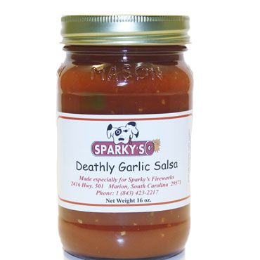 Deathly Garlic Salsa  - 16 oz