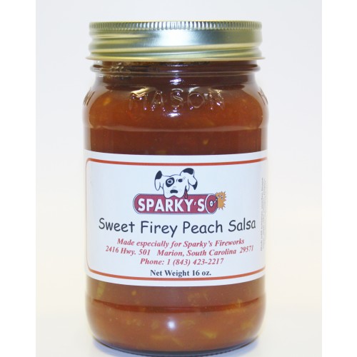Sweet Firey Peach Salsa - 16 oz