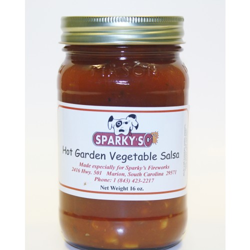 Hot Garden Vegetable Salsa - 16 oz