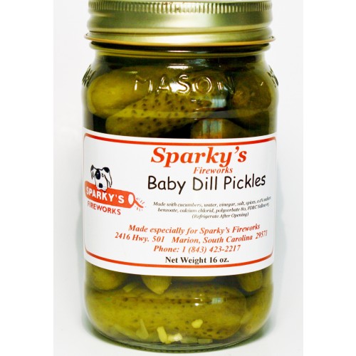 Baby Dill Pickles - 16 oz
