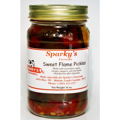 Sweet Flame Pickles - 16 oz