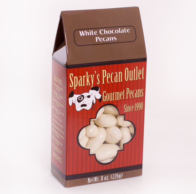 White Chocolate Pecans - 8 oz