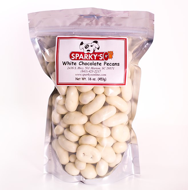 White Chocolate Pecans - 16 oz